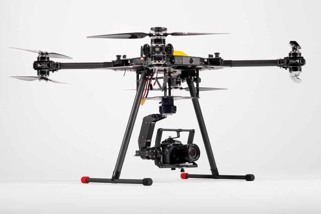 Sonda Coaxial X8 Multirotor with aerial gimbal underslung