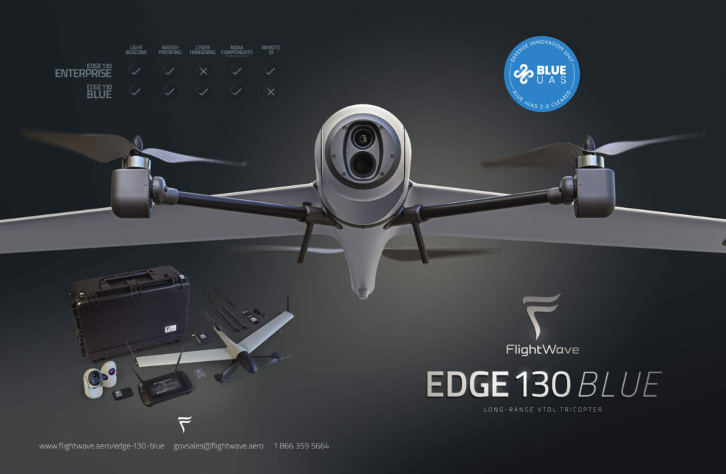 FlightWave Edge 130 Blue uas