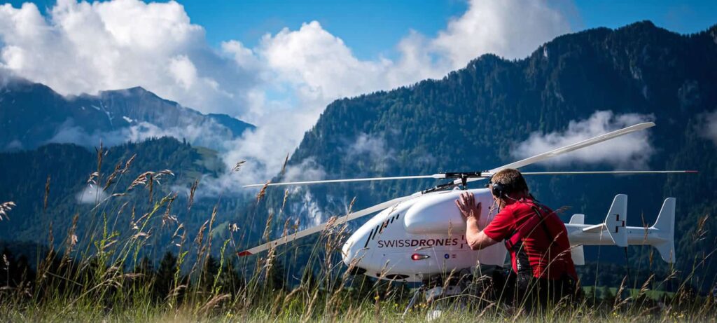 swiss drones Autonomous helicopter