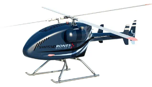 swiss drones UAV helicopter